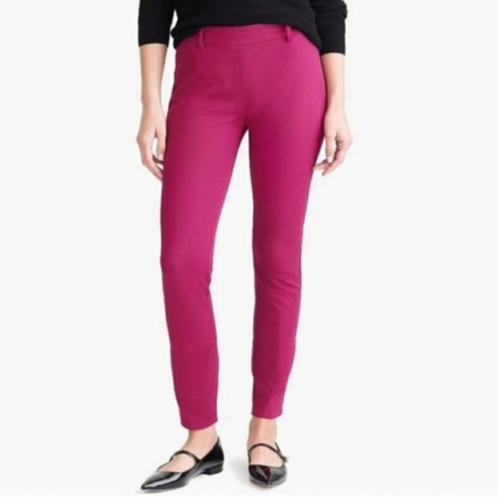 J. Crew Minnie Ankle Pants Size 4 Tall Berry Pink